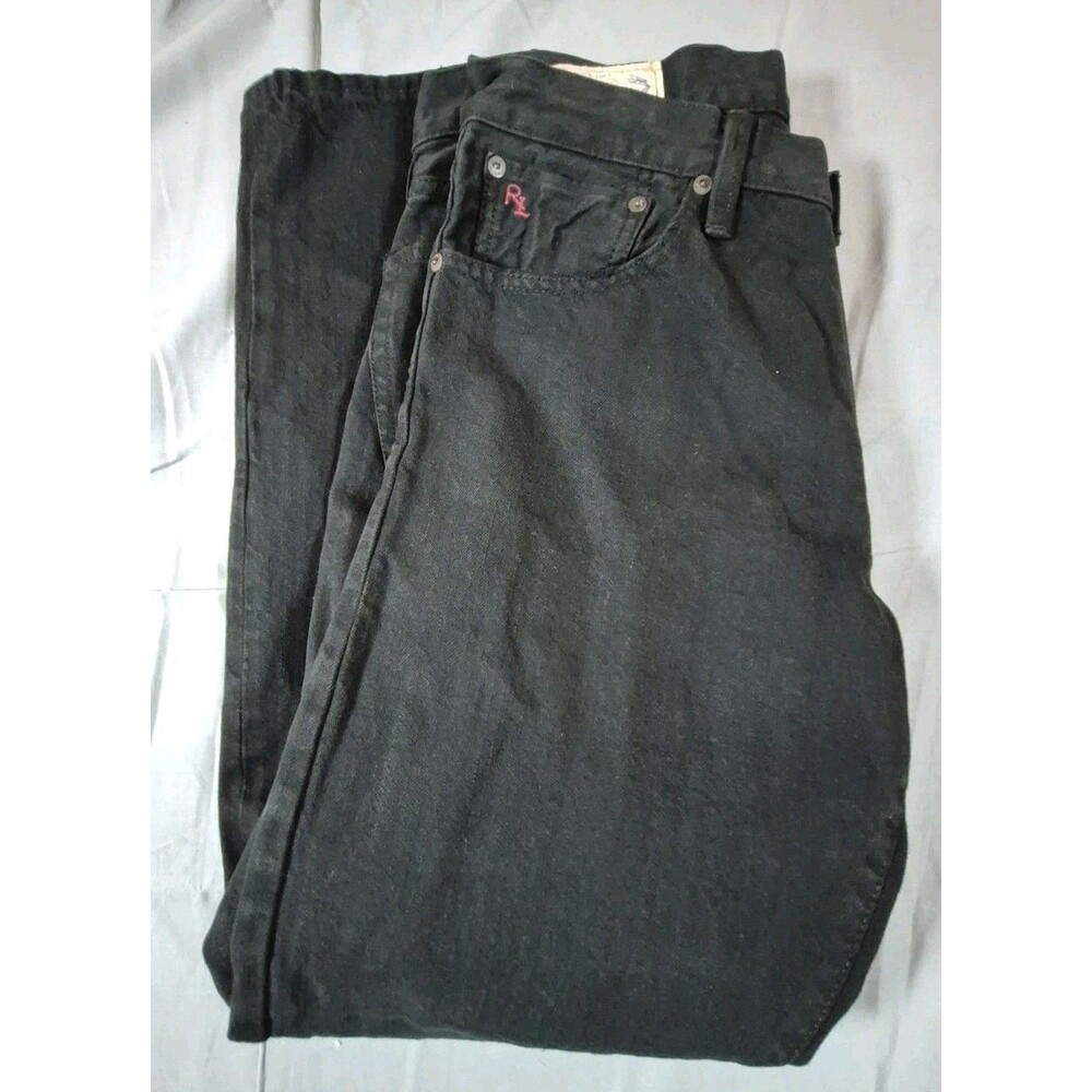 Polo Ralph Lauren Hampton Straight Relaxed Black Jeans Mens Size 33x30